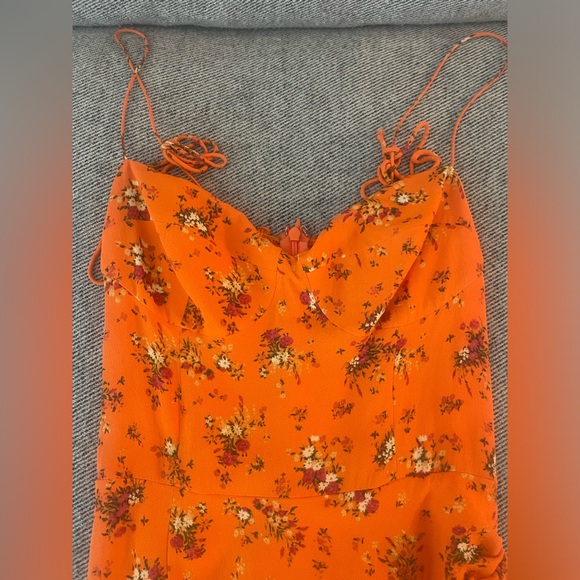 Reformation Saoirse Floral Miki Dress in Autumn - Picture 3 of 6